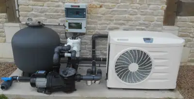 electric heater installation services with connected outdoor heating system equipment in Grand Rapids, MI
