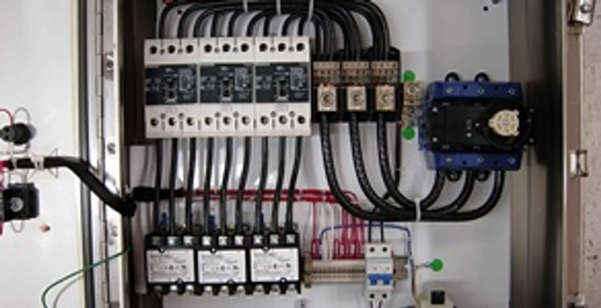 Electrical panel installation with organized circuit breakers and wiring in Grand Rapids, MI