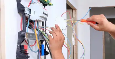 electrician services performing residential electrical panel wiring in Grand Rapids, MI