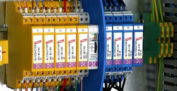 lightning surge protection equipment integrated into electrical system by certified electricians in Grand Rapids, MI