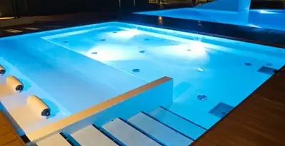 pool light installation and repair services providing modern illuminated pool lighting in Grand Rapids, MI